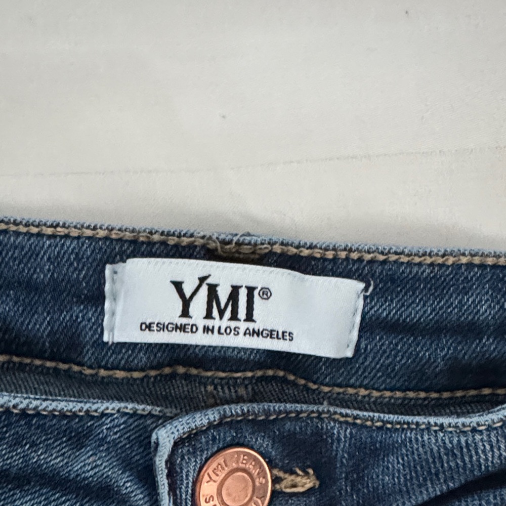 YMI Classic Blue Wide Leg Jeans - Picture 2 of 5
